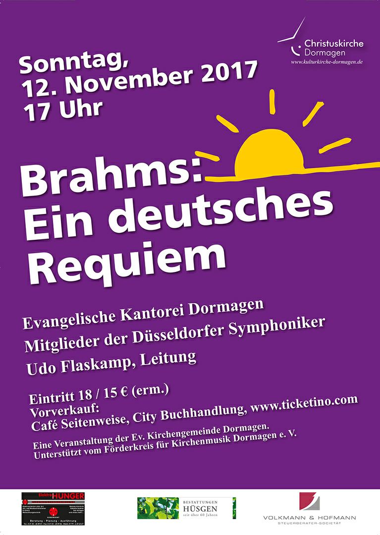 2017-12-12: Brahms: Ein deutsches Requiem